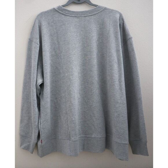 Levi's 869200003 Women's Plus Sz 2X Gray Heather Graphic Crewneck L/S Sweatshirt - Picture 2 of 9